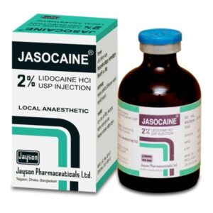 JASOCAINE LA 2%: Lidocaine without Adrenaline – 30mL (Multiple Dose Vail)