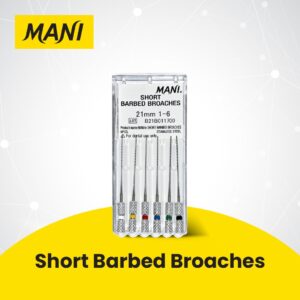 MANI | Barbed Broaches: 21mm Stainless Steel (6p/Box)