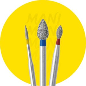 MANI Diamond Burs (FG) : Flame Ogival End ( FO )