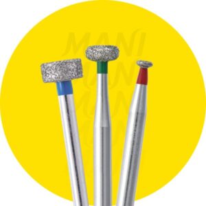 MANI Diamond Burs (FG) : Wheel Round Edge ( WR )