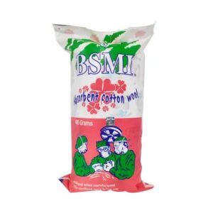 BSMI Absorbent Cotton Wool: Roll (400g/Pkt)