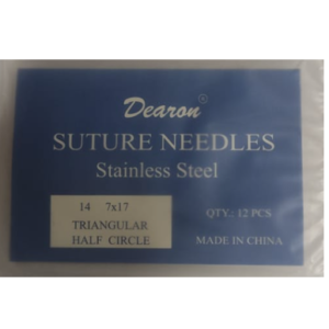 Dearon | Half Circle Suture Needles - SS : 12p/Pkt