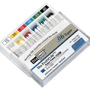 DiaDent | Dia-ProISO GT Paper Point (mm-Marked) - .06 Taper - 100 Pts/box