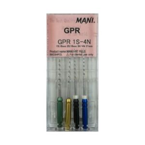 MANI | Gutta Percha Removal (GPR) instruments: 4p/Assorted