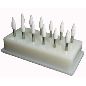 White Mounted Stone (Polishing Bur): FG - 1pcs