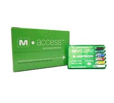 Dentsply M-Access® H-Files: 21mm Stainless Steel (6p/Box)