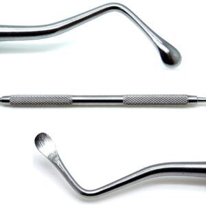 PAK | Dental Surgical Bone Curette -SS: Double Ended Spoons 3mm
