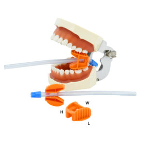Bite Block 2-in-1 Disposable Bite Block with Saliva Ejector Holder - 1pc